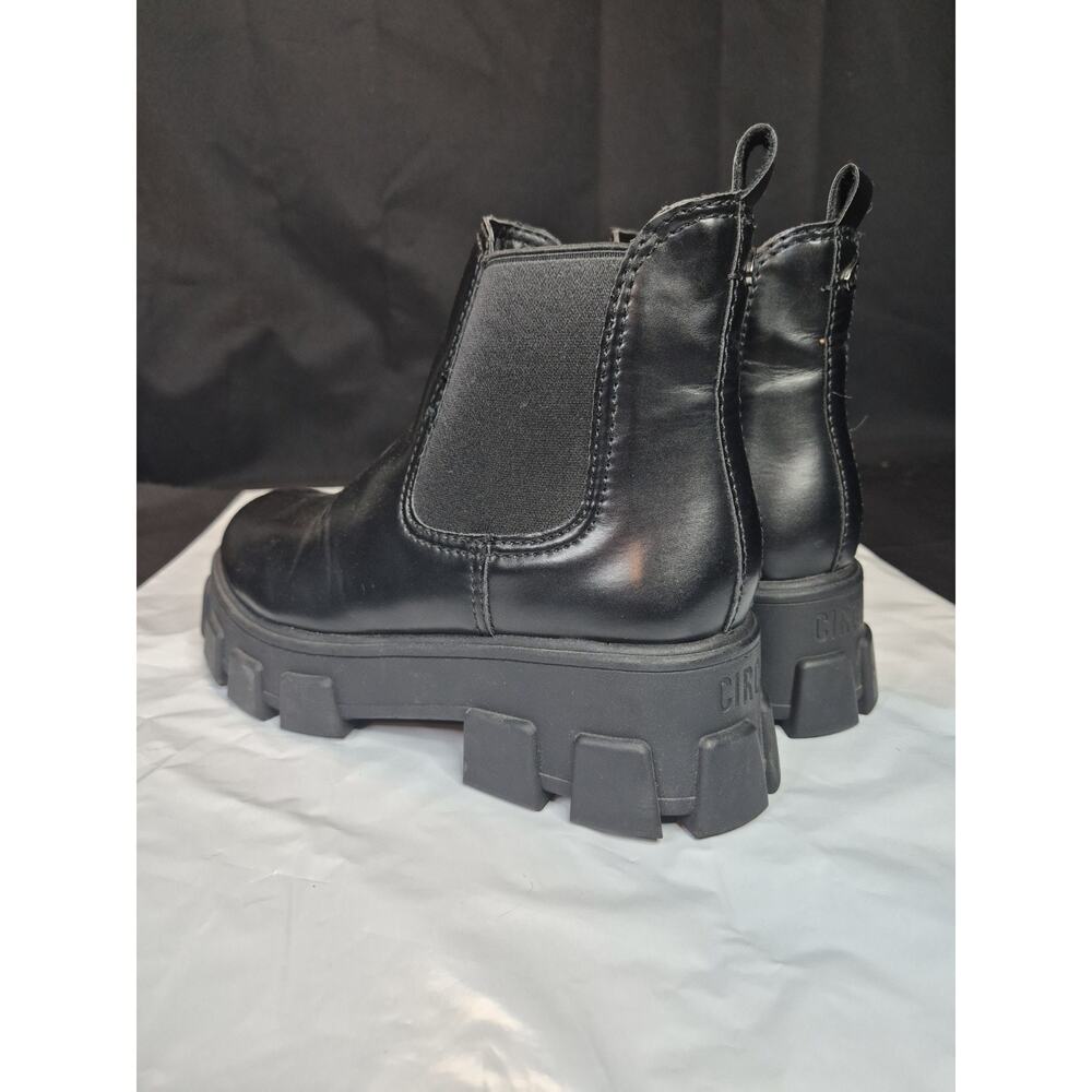 Circus by Sam Edelman Darielle Black Lug Sole Platform Chelsea Boots Sz 10 Woman - Picture 6 of 12